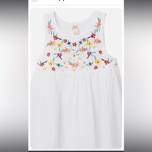 Harper canyon floral embroidered dress size 7